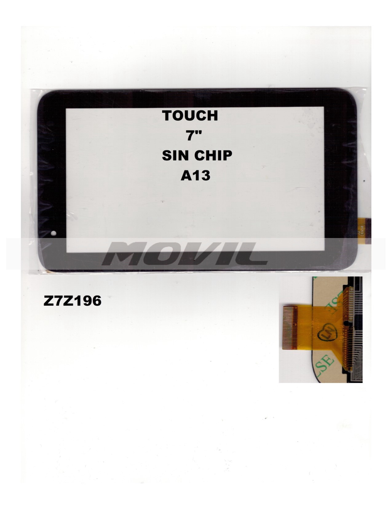 Touch tactil para tablet flex 7 inch SIN CHIP A13 Z7Z196